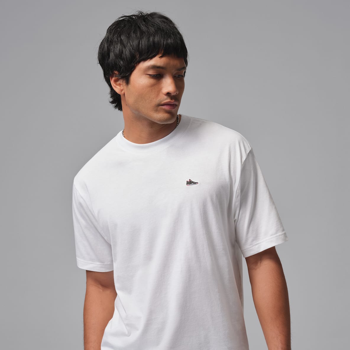 Jordan T-shirt à écusson sneaker pour homme