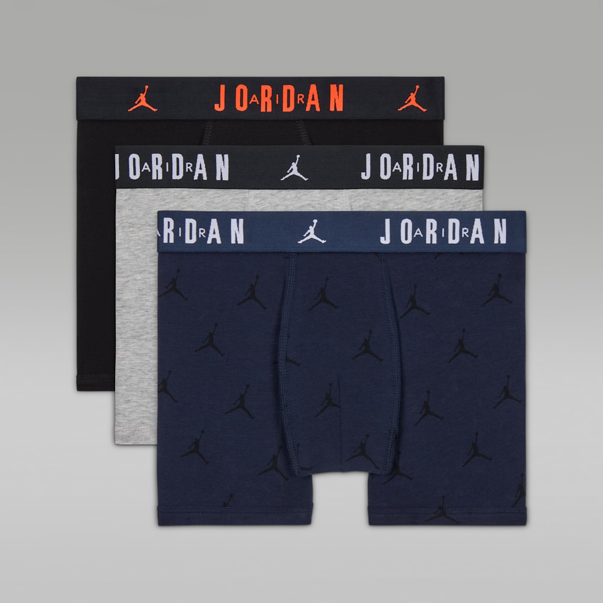 Jordan Ropa interior Flight Cotton Essentials para niños talla grande (paquete de 3)