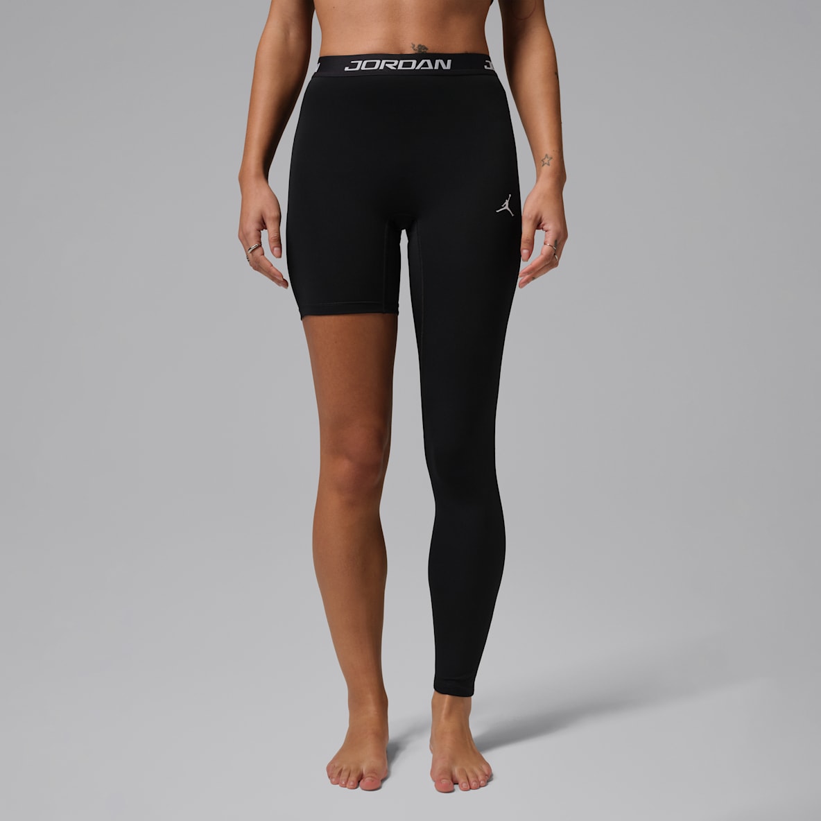 Jordan Sport Women's High-Rise Single-Leg Basketball Leggings (Left)