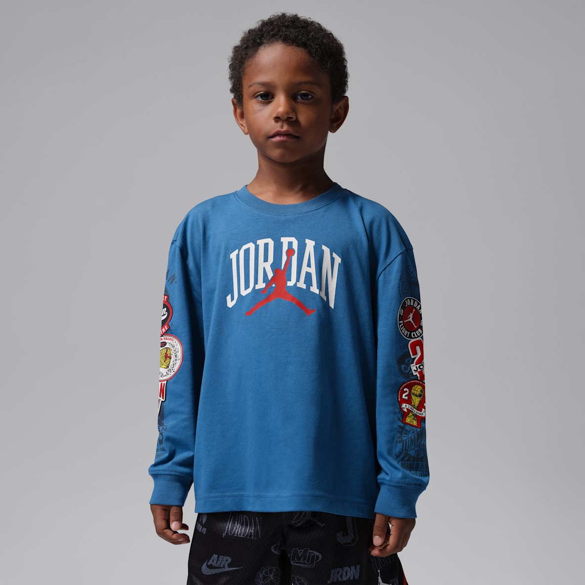 Jordan Little Kids' Interstate 23 Highway Arch Long-Sleeve T-Shirt