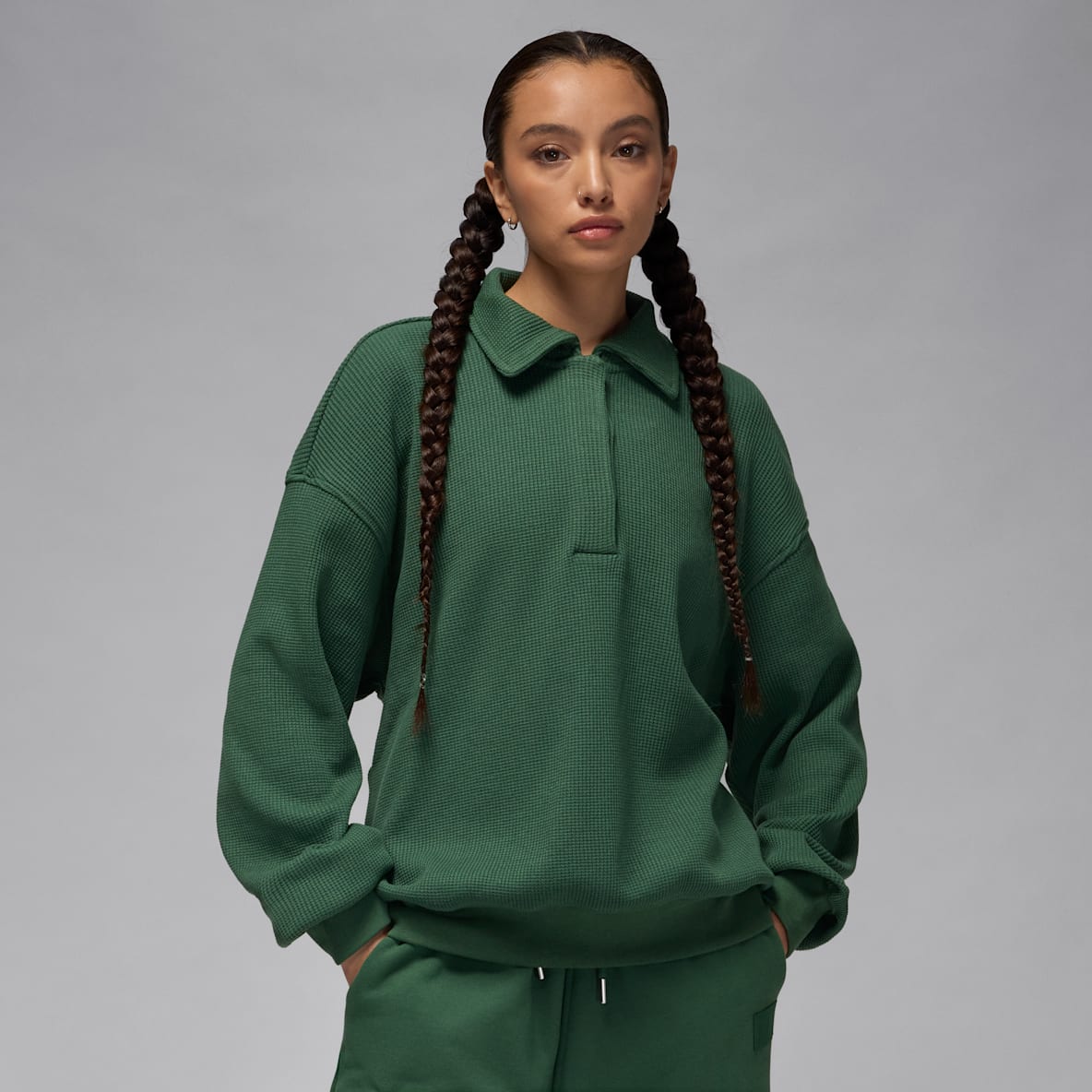 Jordan Flight Women's Long-Sleeve Waffle Top