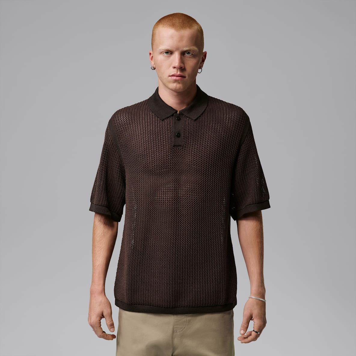 Jordan Flight Polo en maille à manches courtes pour homme