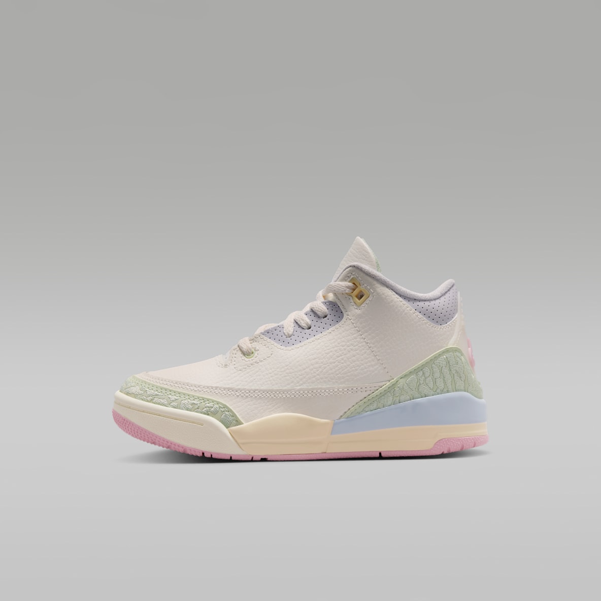 Jordan 3 Retro "Sail and Jade Aura" Tenis para niños de preescolar