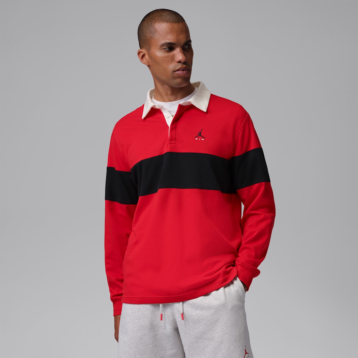 Jordan Brooklyn Men's Long-Sleeve Polo
