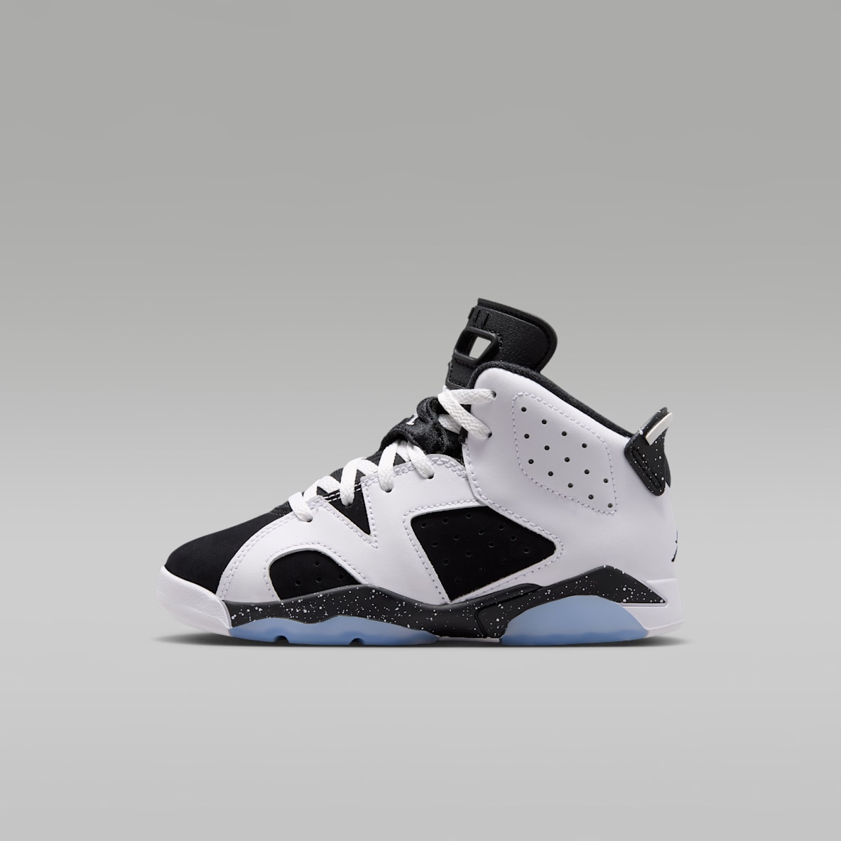 Jordan 6 Retro "Black and White" Little Kids' Shoes