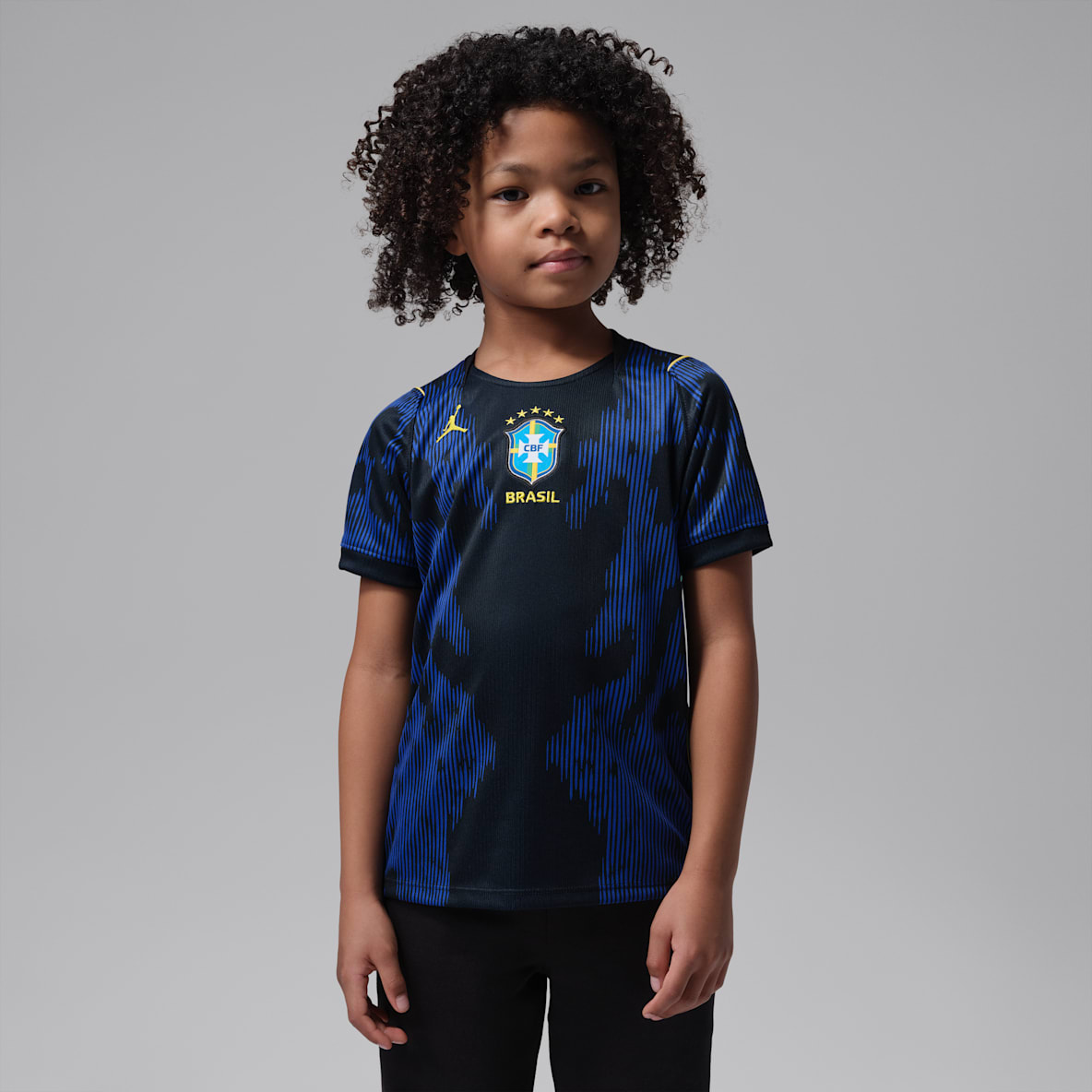 Brazil 2026 Stadium Away Younger Kids’ Jordan Dri-FIT Football Replica Shirt