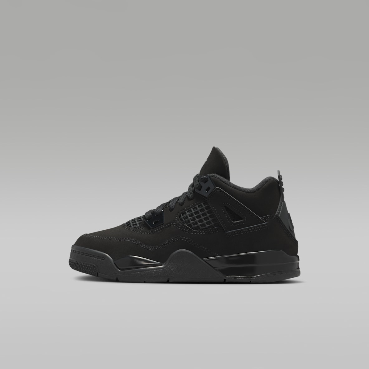 Jordan 4 Retro 'Black Cat' Younger Kids' Shoes