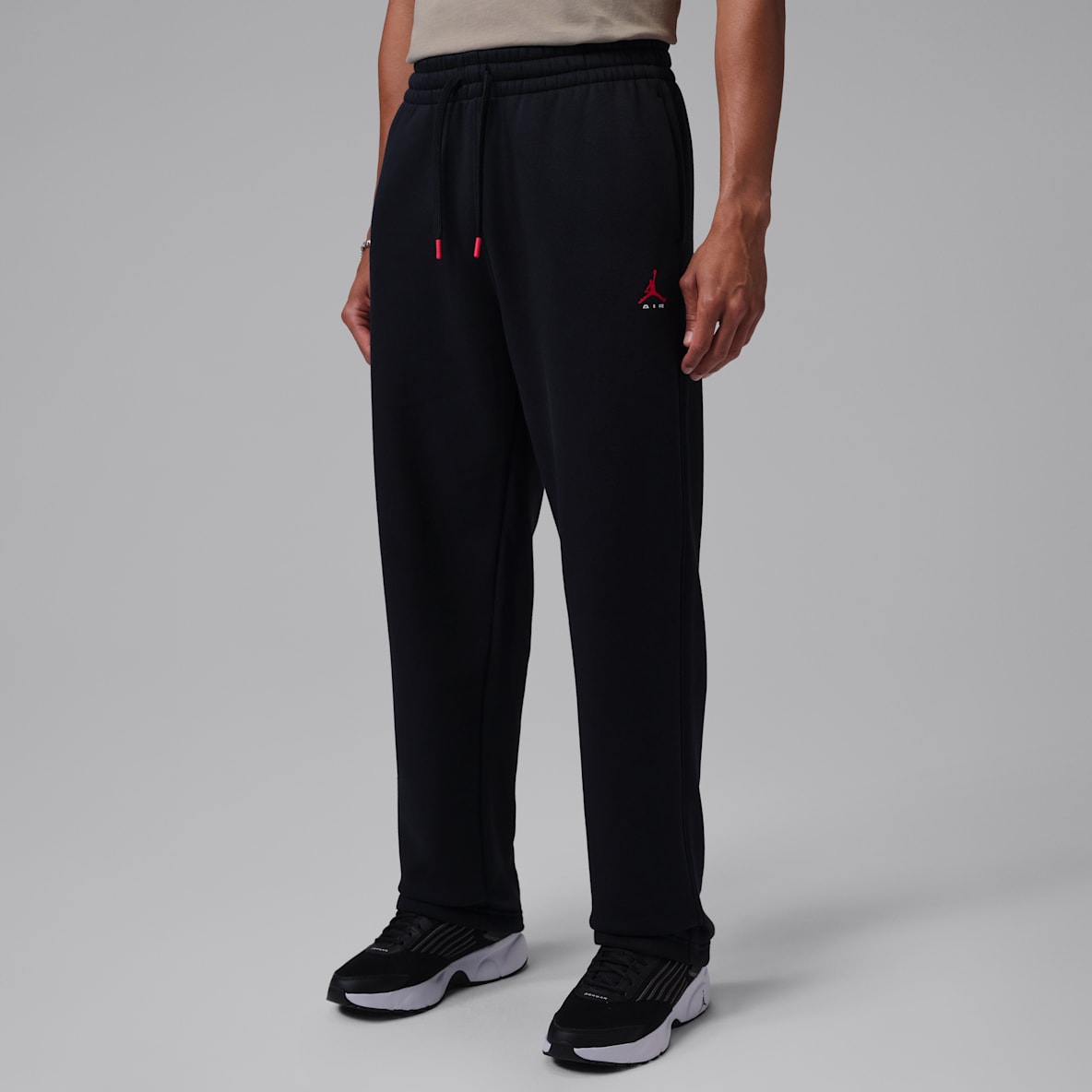 Jordan Brooklyn Men's Statement Fleece Open-Hem Trousers