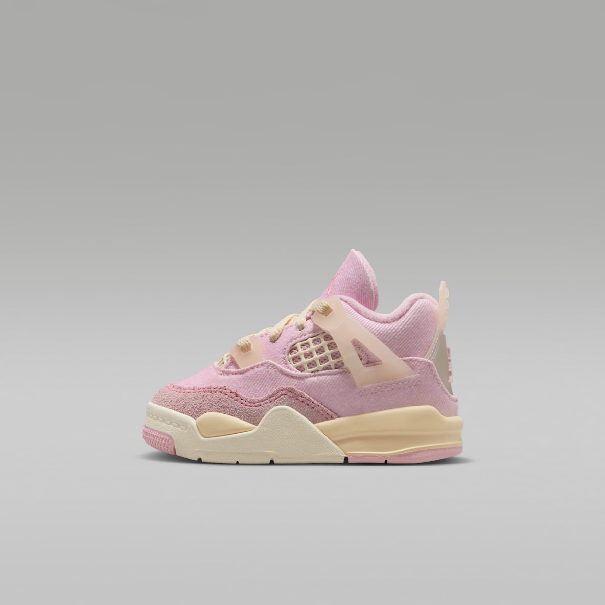 Jordan 4 Retro 'Pearl Pink and Iced Carmine' Baby & Toddler Shoes