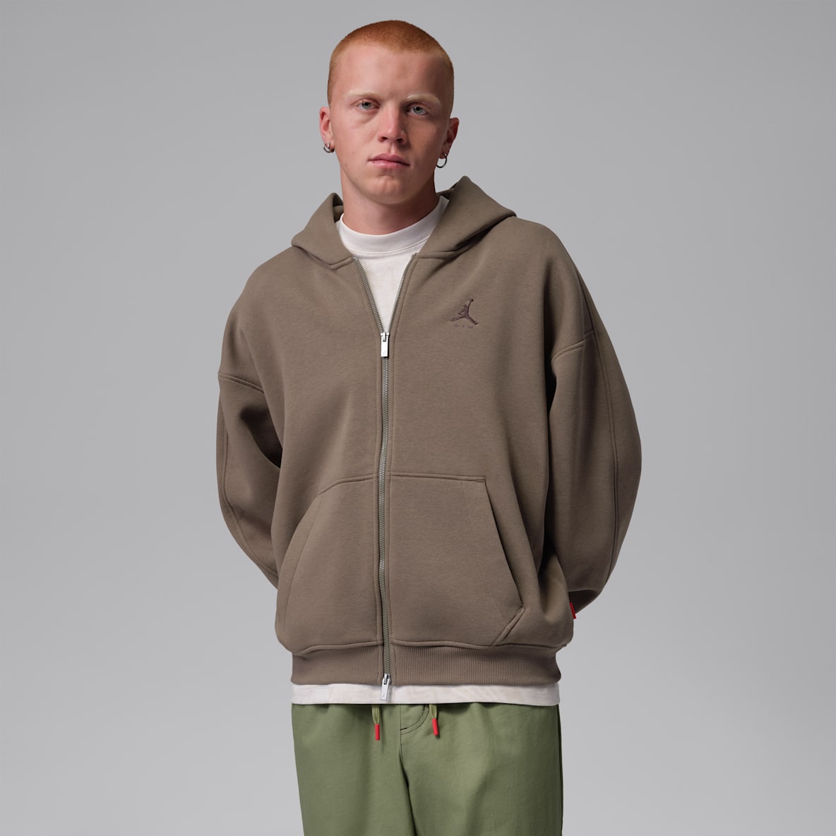 Jordan Brooklyn Men's Oversized Fleece Full-Zip