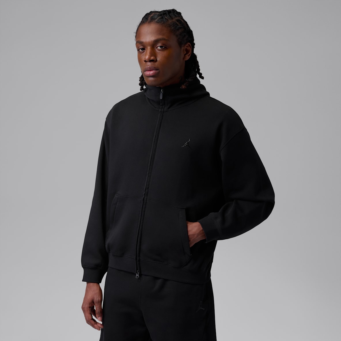 Jordan Sport Hoop Fleece Men's Dri-FIT Full-Zip Hoodie