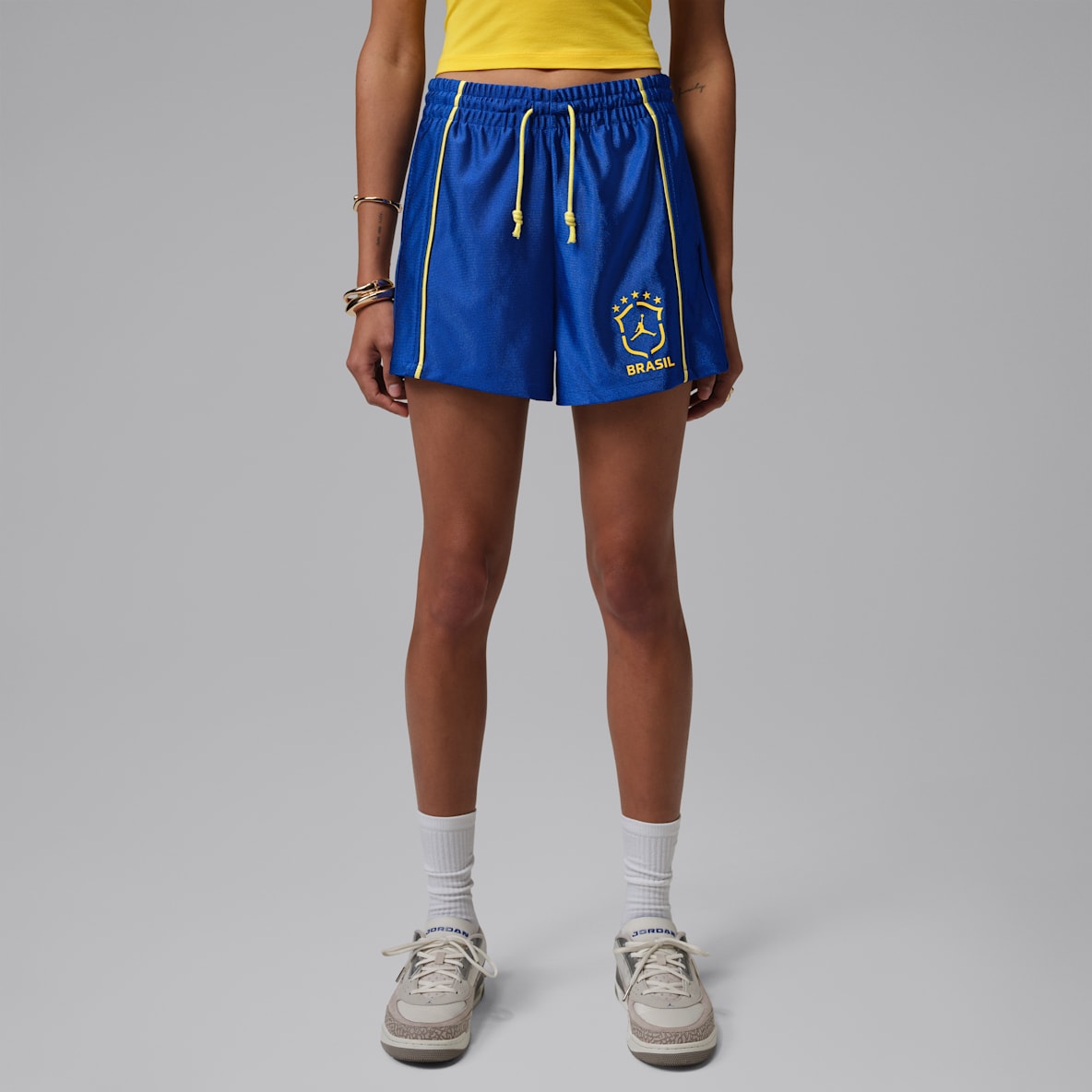 Jordan Brooklyn Shorts de tejido Knit de Brasil para mujer