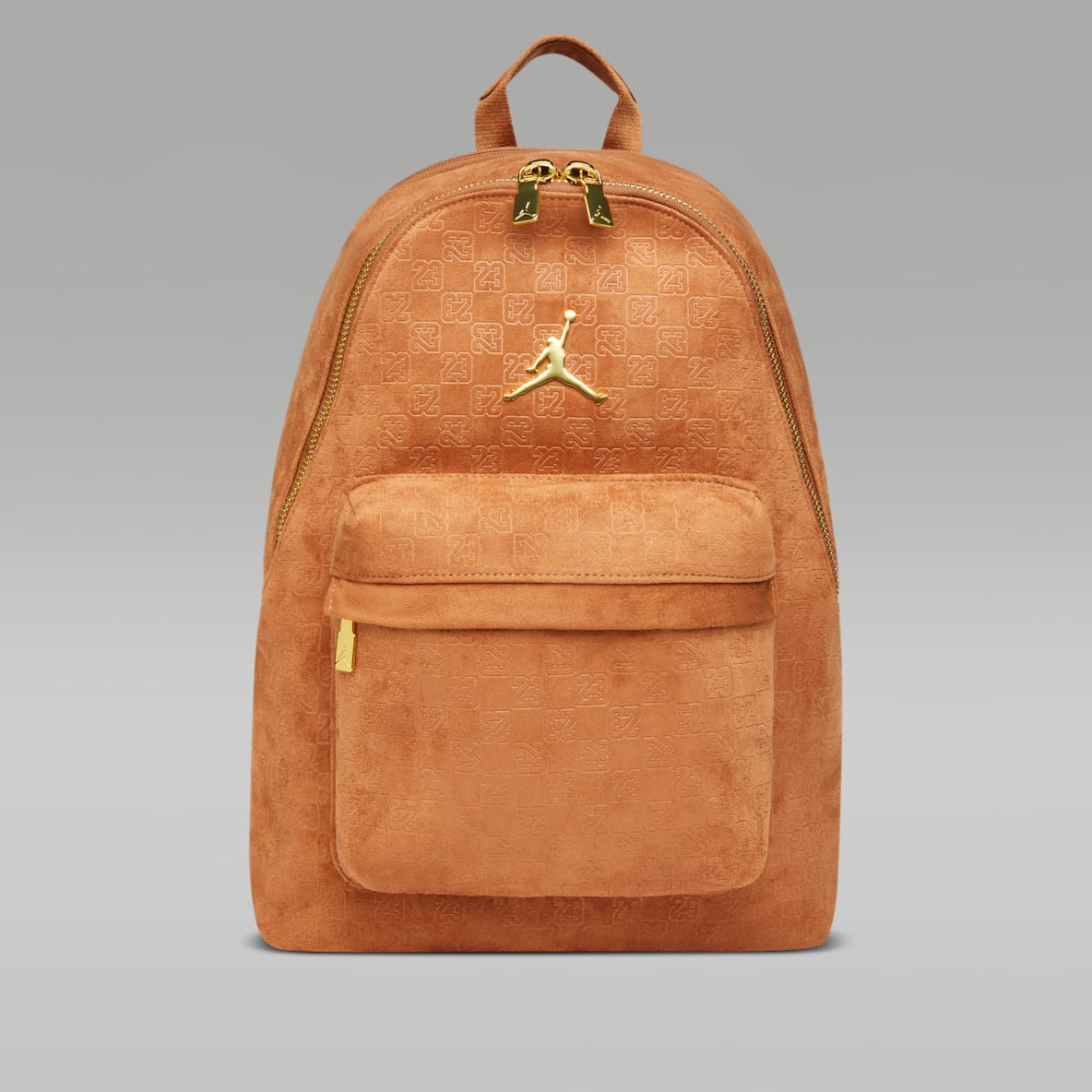 Jordan Mochila de gamuza con monograma (23.5 L)