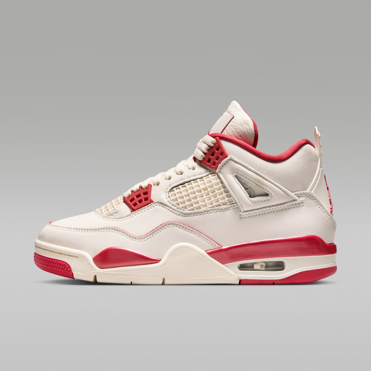 Air Jordan 4 Retro « Ivoire pâle et Tough Red » Chaussure pour femme