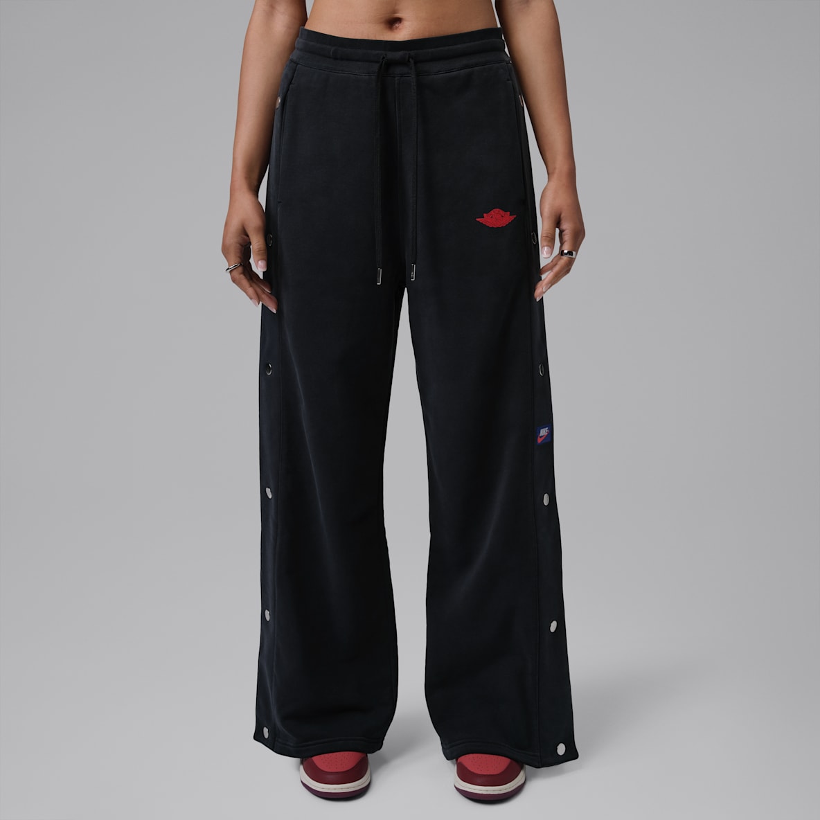 Jordan Flight Fleece Women's French Terry Press-Stud Trousers