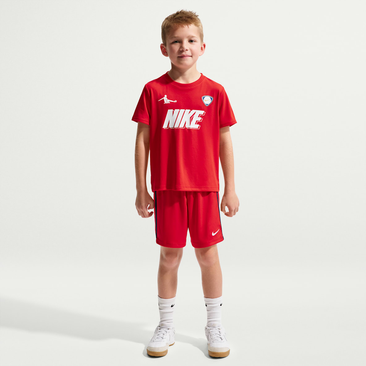Nike Sportswear Goal Mode Conjunto de jersey y shorts Dri-FIT para niños talla pequeña