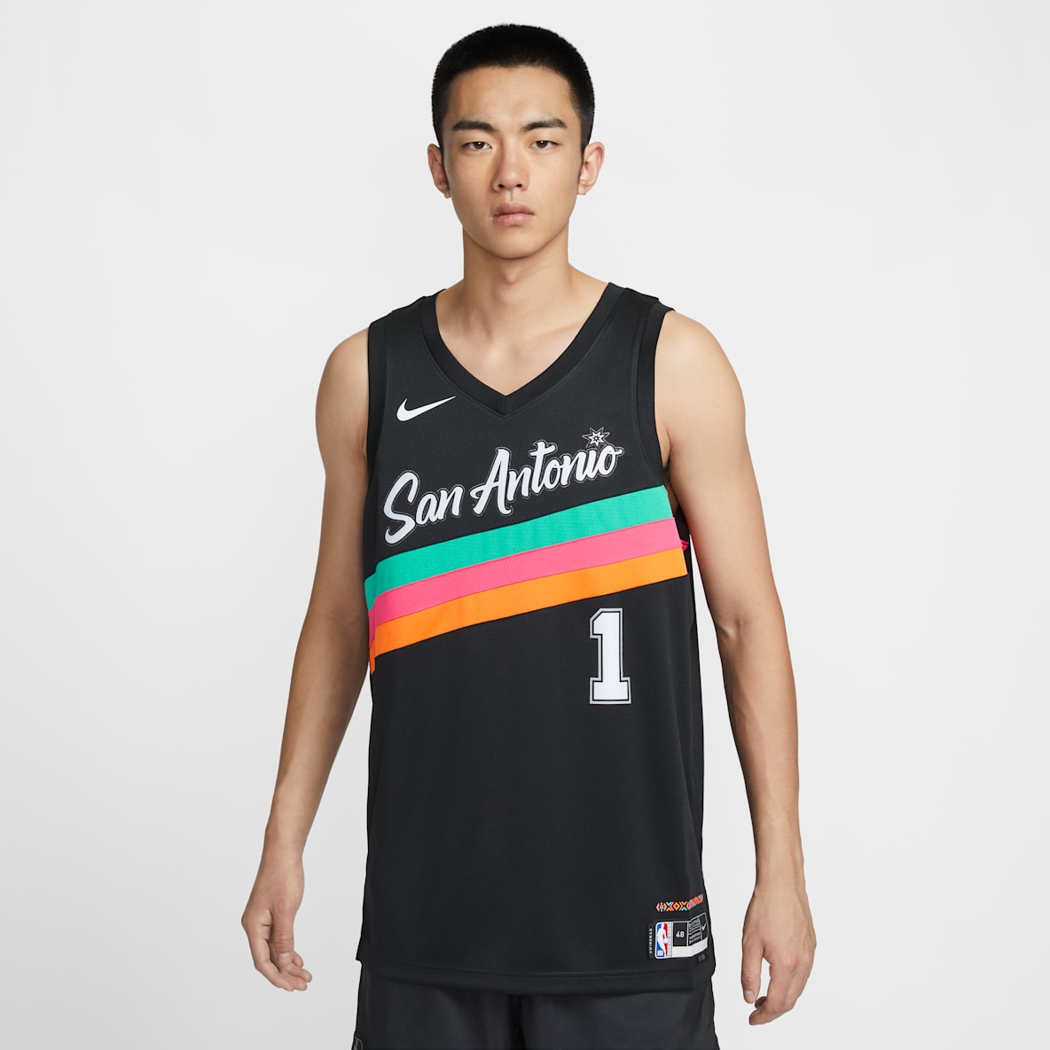 Victor Wembanyama San Antonio Spurs City Edition Camiseta Nike de la NBA Swingman para hombre