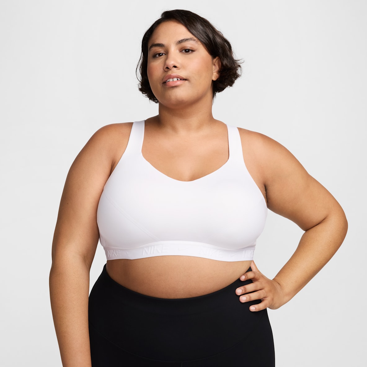 Nike Indy High Support Bra deportivo ajustable acolchado para mujer (talla grande)