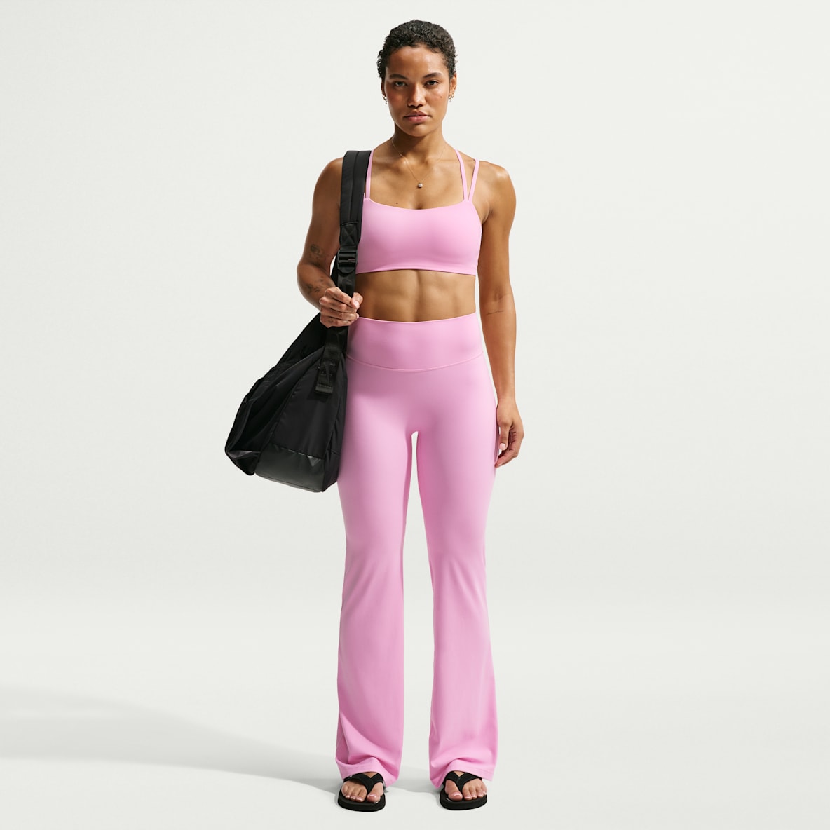 Nike Zenvy Women's High-Waisted Flared Leggings with No Front Seam