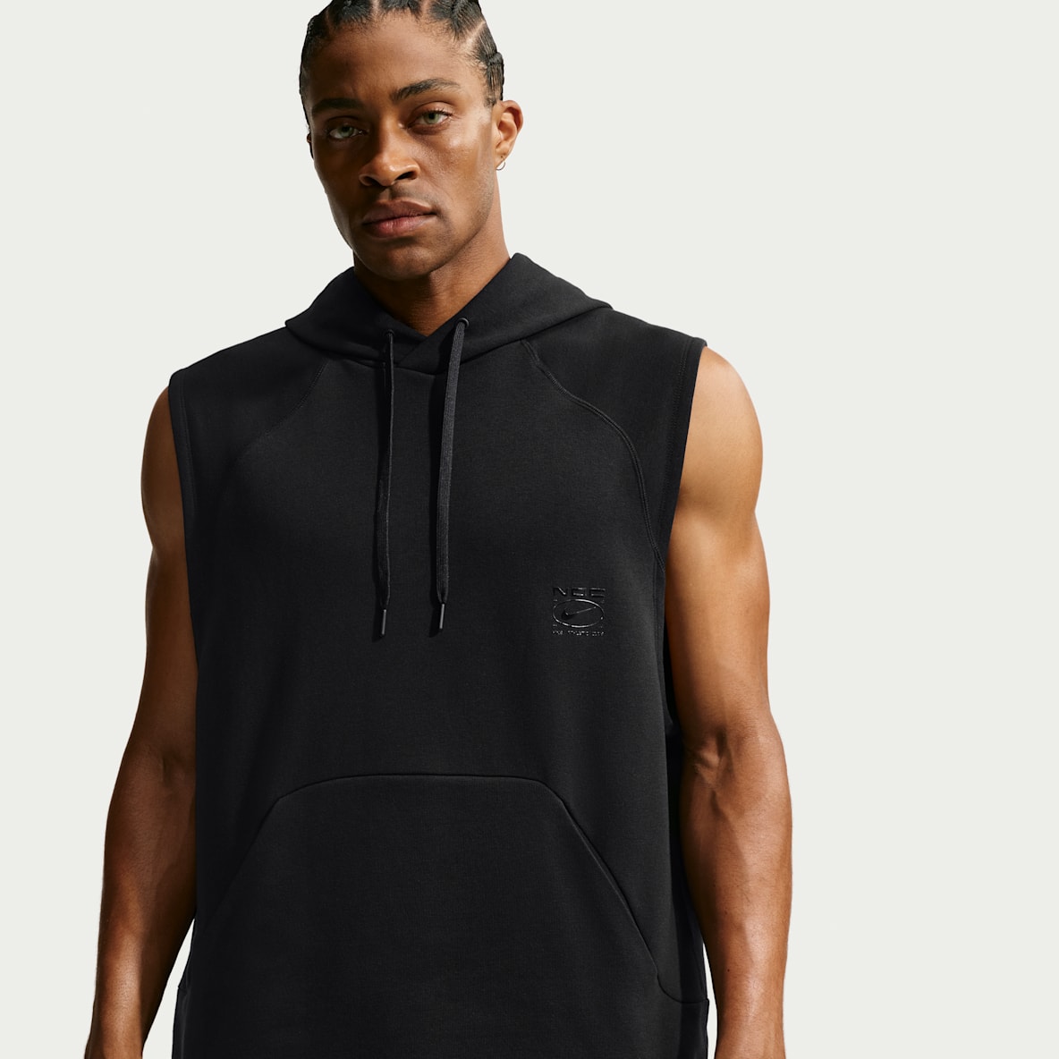 Nike N.A.C. Men's Dri-FIT Fleece Sleeveless Training Hoodie