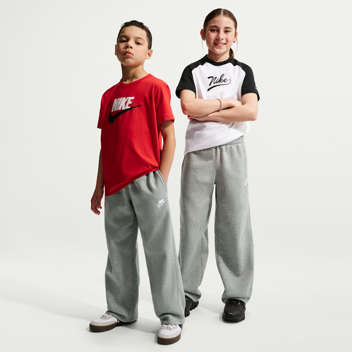 Nike Sportswear Kids' Loose Open-Hem Trousers