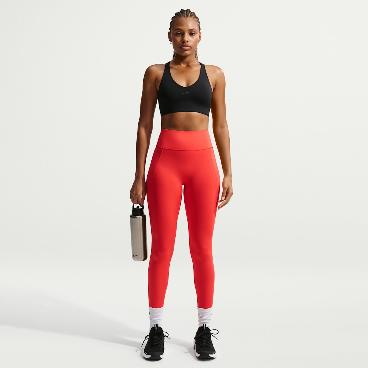 Nike Universa Women's High-Waisted 7/8 Leggings with No Front Seam