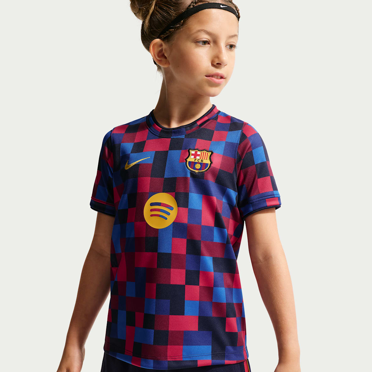 FC バルセロナ リトルキッズ Nike Dri-FIT サッカー プレマッチ トップ