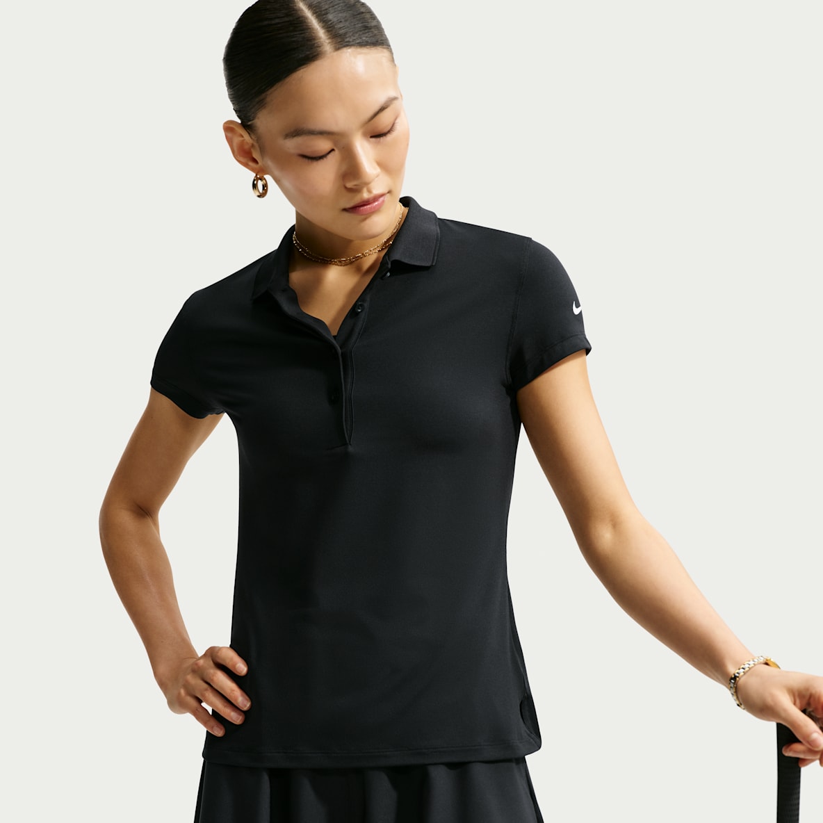 Nike Golf Club Women's Dri-FIT UV Short-Sleeve Golf Polo