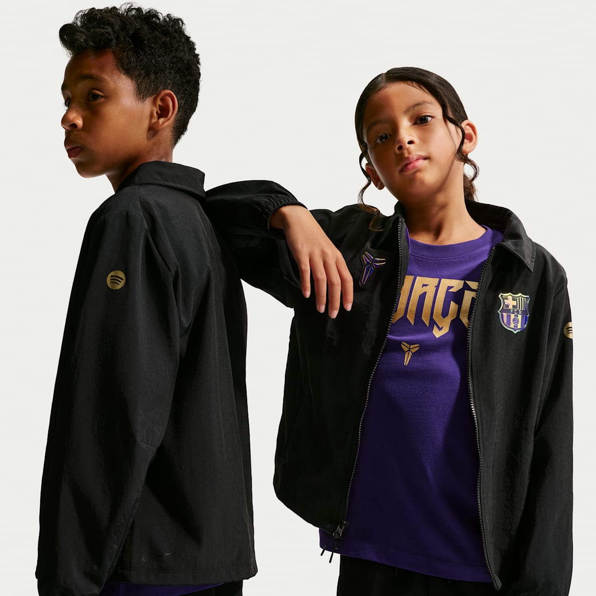 F.C. Barcelona Away Older Kids' Kobe Football Woven Jacket