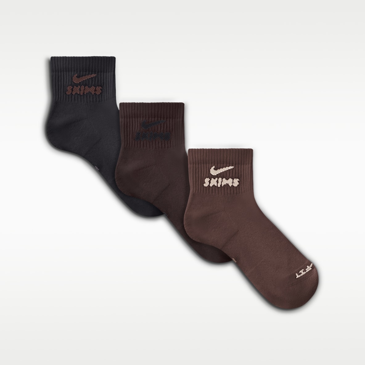 NikeSKIMS Dri-FIT Chaussettes basses (3 paires)