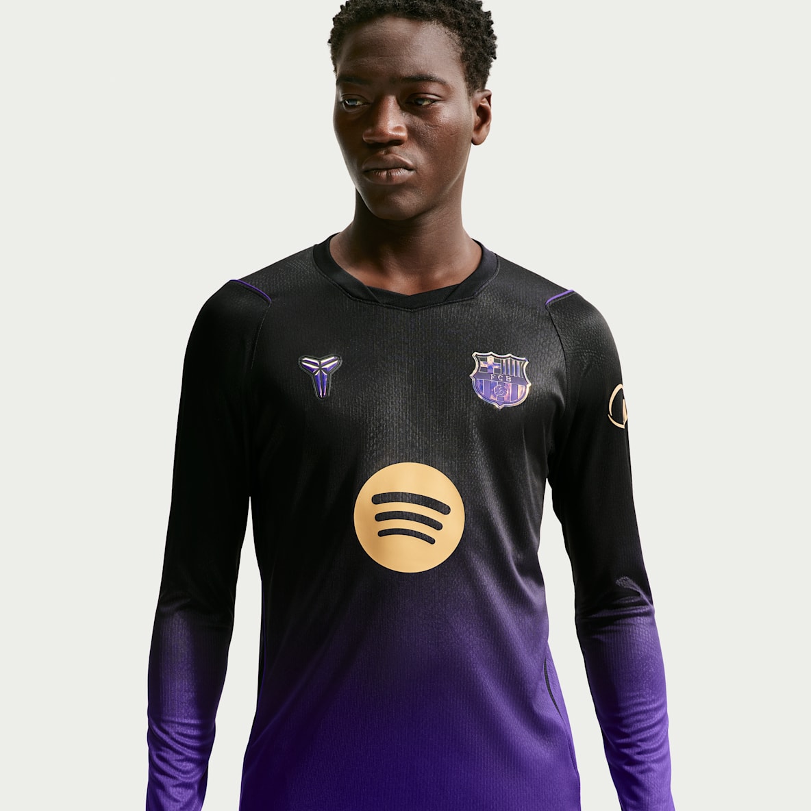 F.C. Barcelona 2026/27 Stadium Away Men's Kobe Dri-FIT Soccer Long-Sleeve Replica Jersey