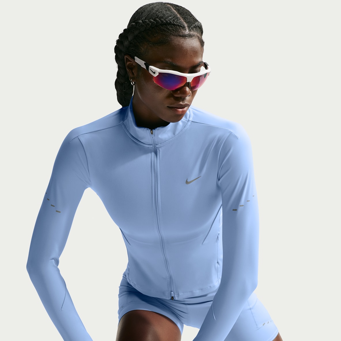 Nike Swift Veste de running à zip Dri-FIT pour femme