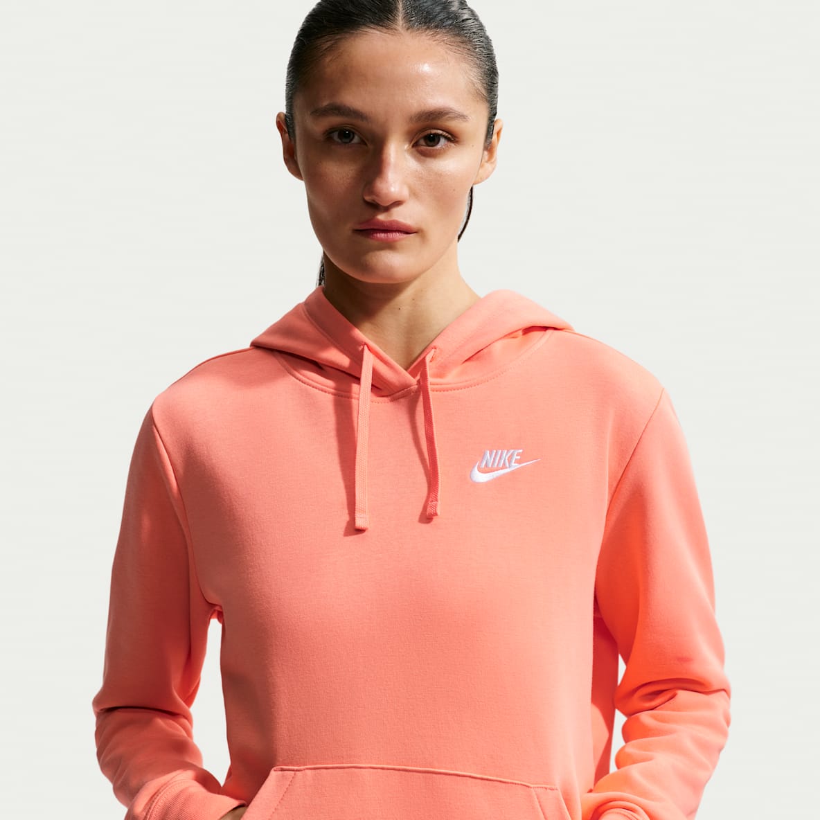 Nike Sportswear Club Fleece Sudadera con gorro sin cierre para mujer