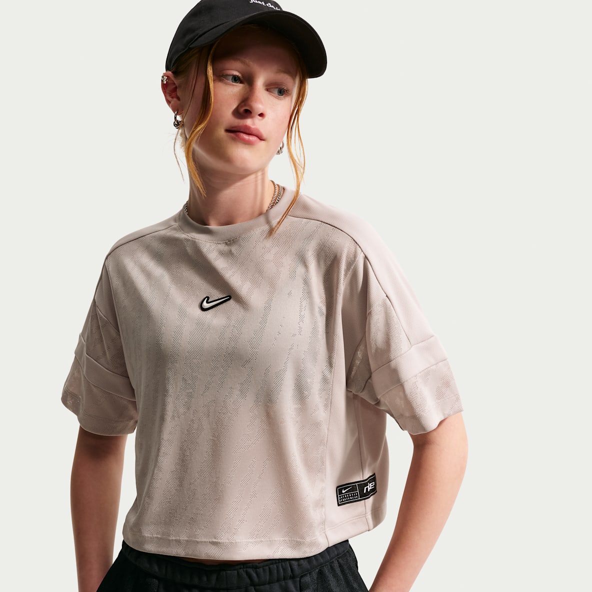 Nike Sportswear Older Kids' (Girls') Mesh Cover-Up Dance Top