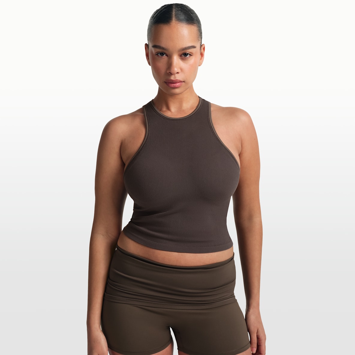 NikeSKIMS Ribbed Seamless Women's Racerneck Tank Top