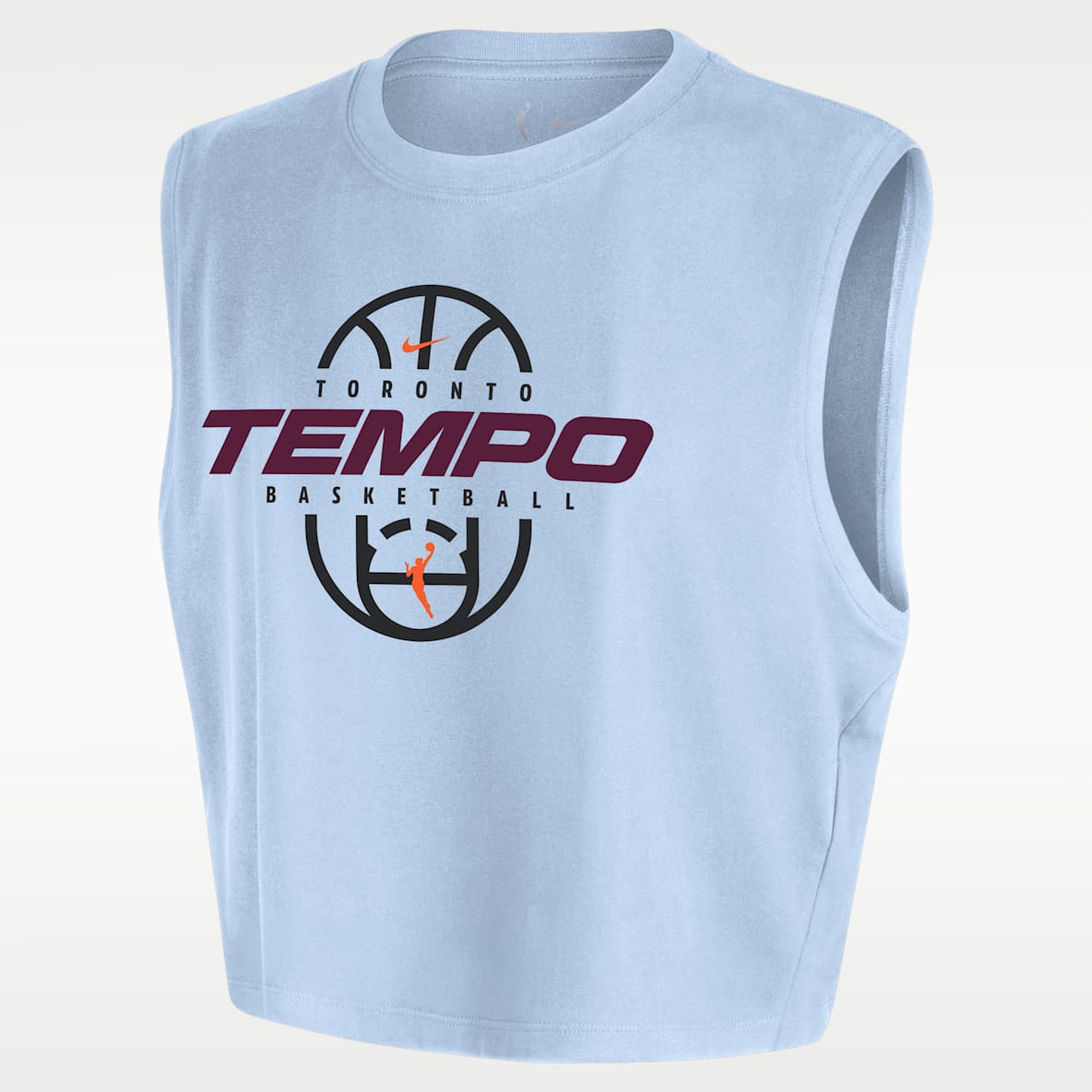 Toronto Tempo Nike Women's WNBA Authentic Sleeveless Cropped T-Shirt