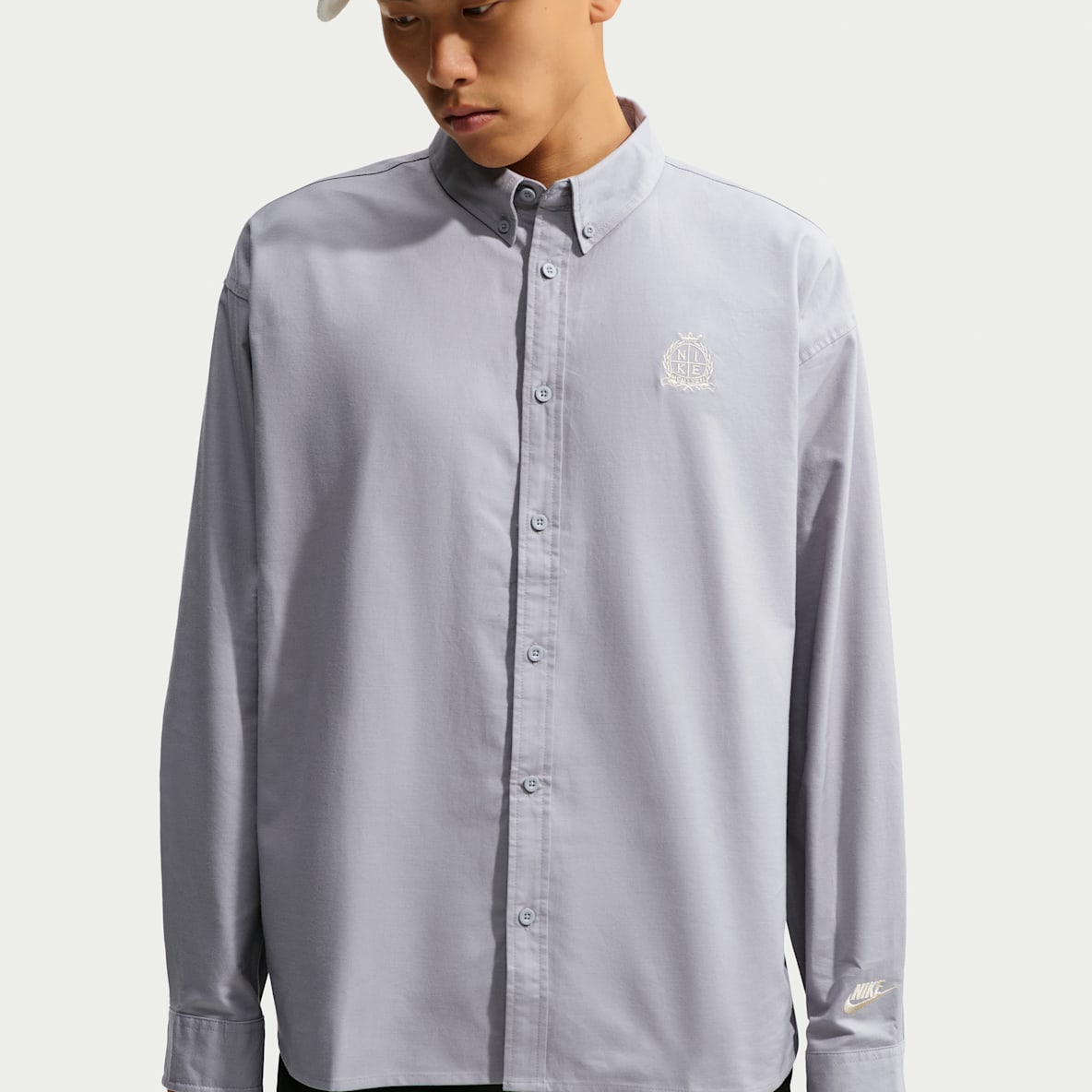 Nike Club Men's Long-Sleeve Oxford Top