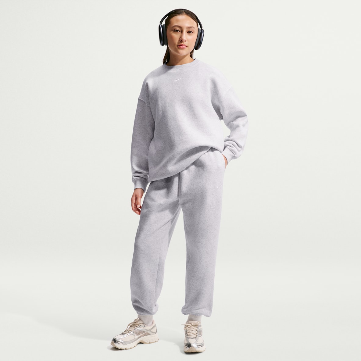 Nike Sportswear Studio Fleece Girls' Loose Trousers