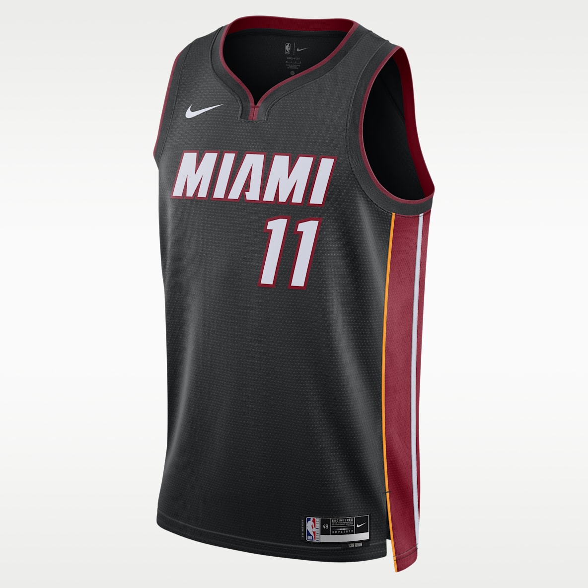 Miami Heat Icon Edition Jersey Nike Dri-FIT de la NBA Swingman para hombre