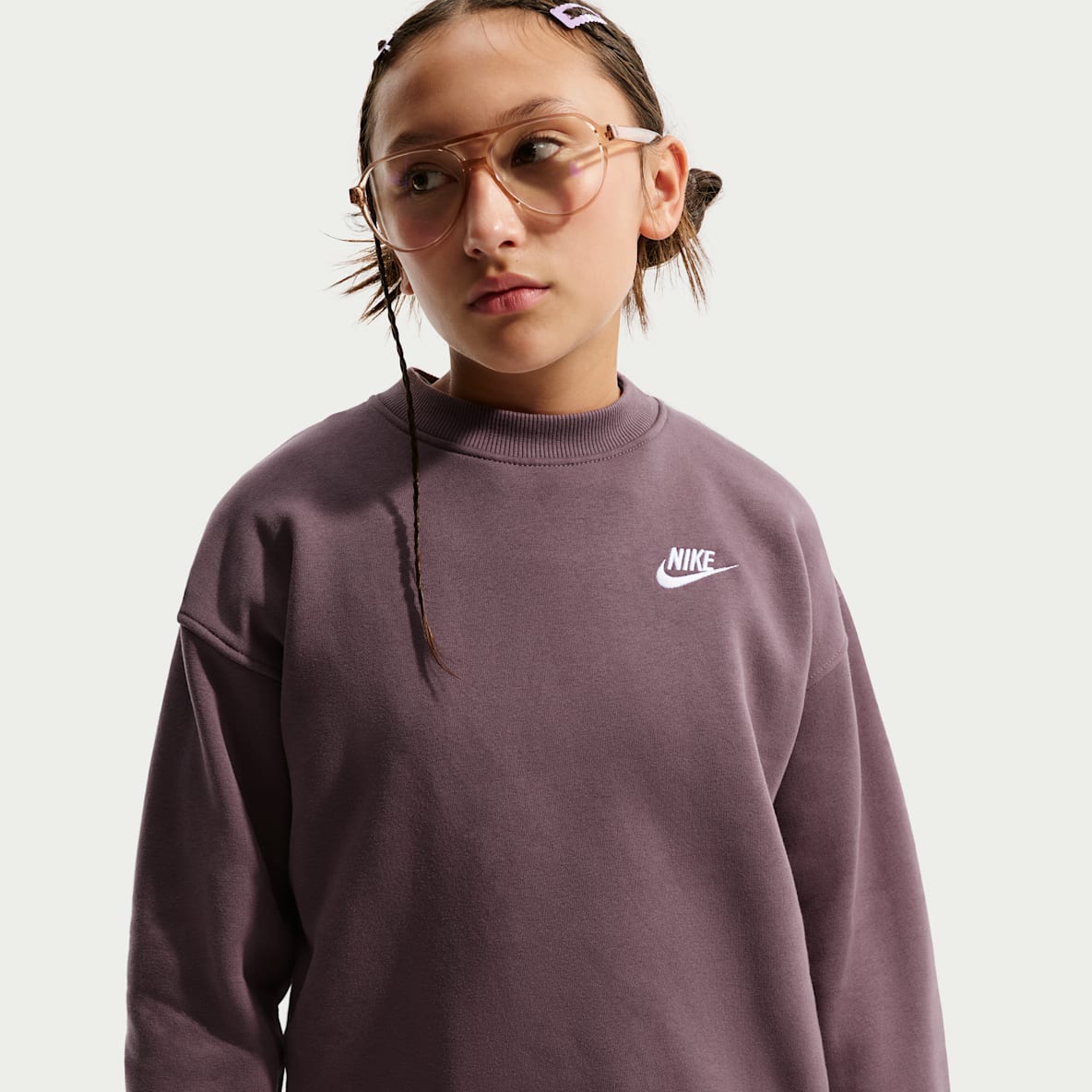 Nike Sportswear Club Fleece Big Kids' Oversized Sweatshirt