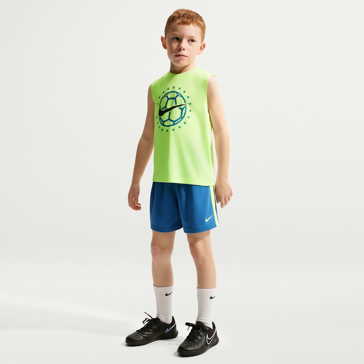 Nike Sportswear Goal Mode Conjunto de camiseta de tirantes y shorts para Dri-FIT para niños talla pequeña