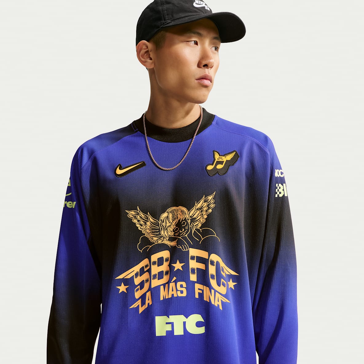 나이키 SB 긴팔 스케이트보딩 탑