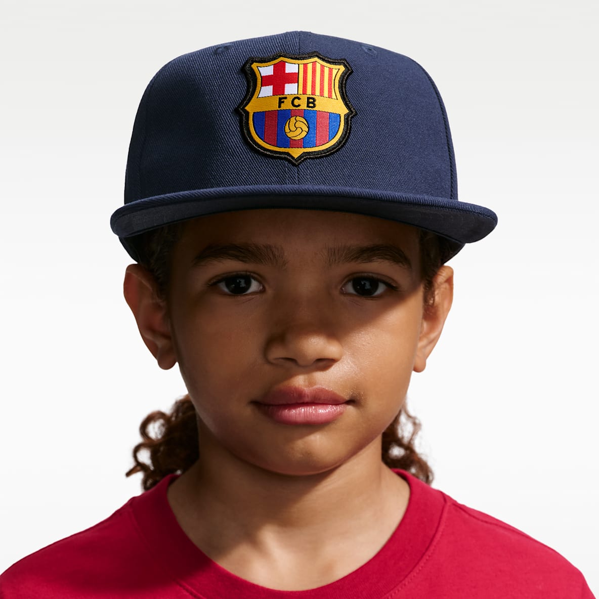 FC Barcelona Pro Gorra de futbol Nike para niños talla grande