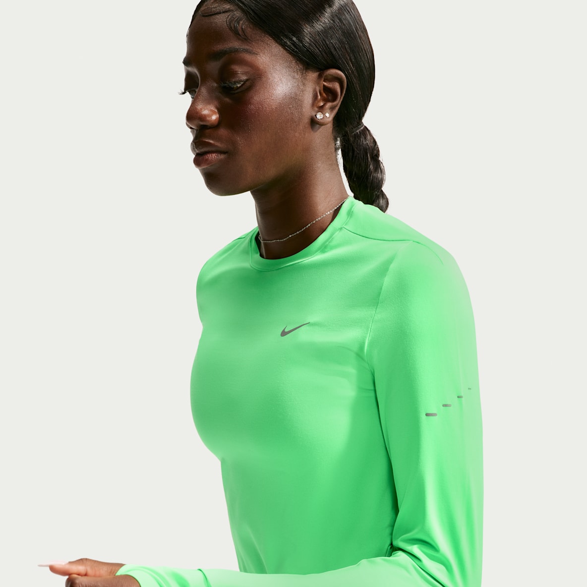 Nike Swift Women's Dri-FIT UV Long-Sleeve Crew-Neck Running Top