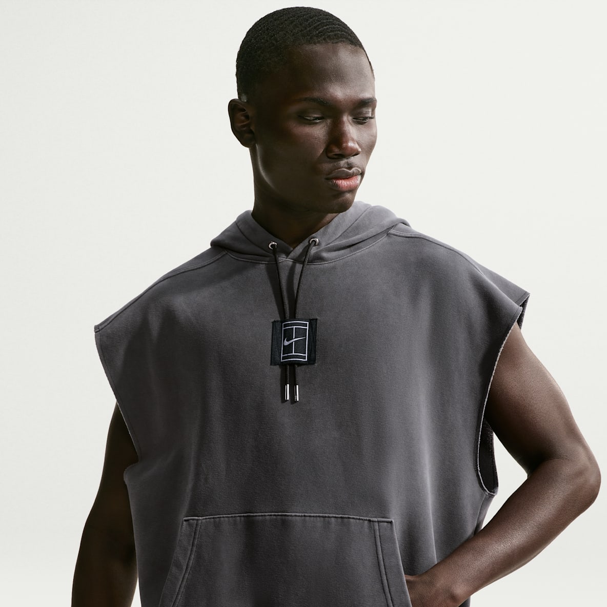 NikeCourt Slam Sudadera con capucha de tenis sin mangas - Hombre