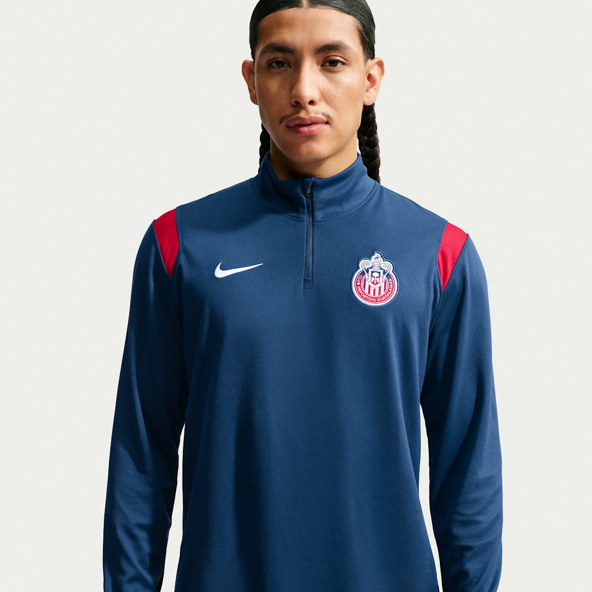 C.D. Guadalajara Academy Pro Playera de entrenamiento de futbol de tejido Knit Nike Dri-FIT para hombre