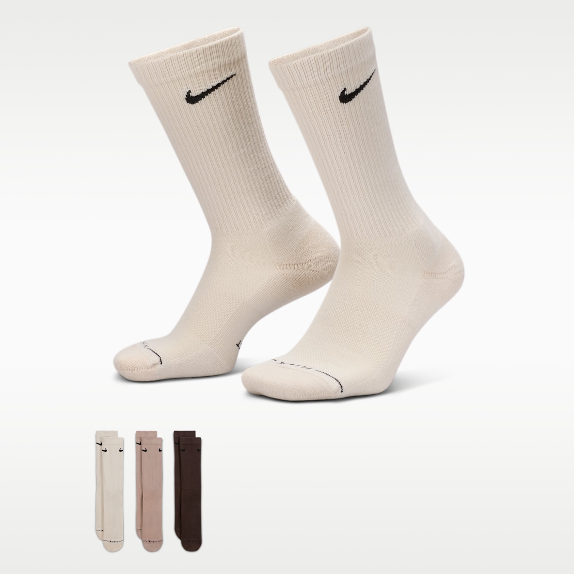 Nike Everyday Elevated Crew Socks (3 Pairs)