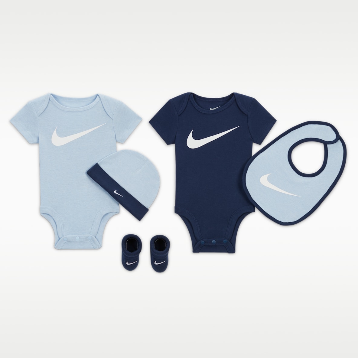 Nike Baby Essentials Conjunto de regalo en caja de 5 piezas para bebé