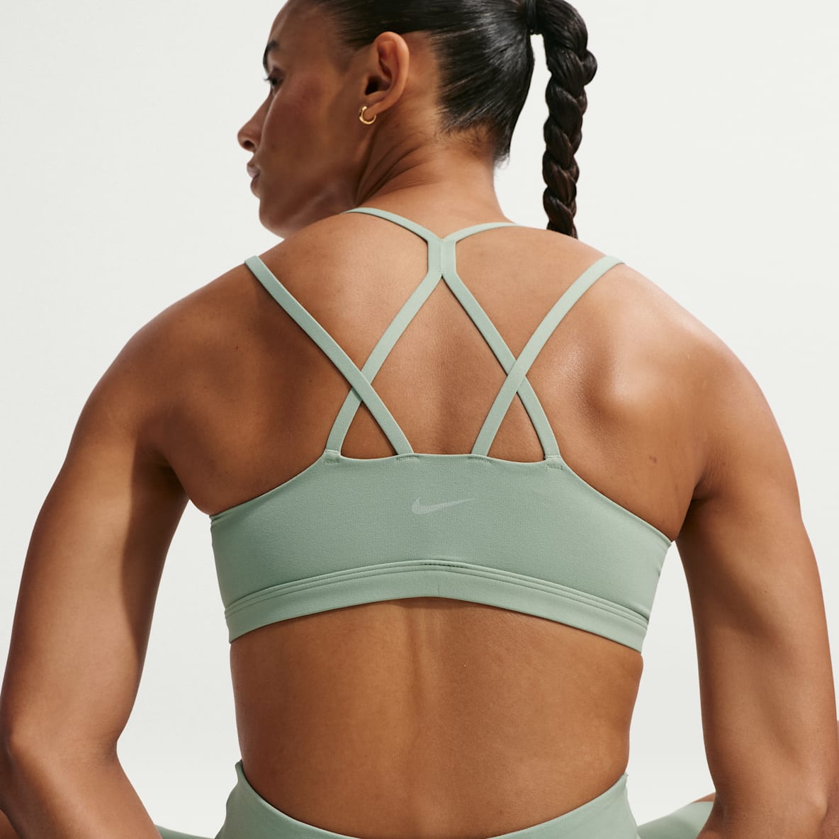 Nike Zenvy Strappy Bra deportivo de baja sujeción con almohadillas para mujer