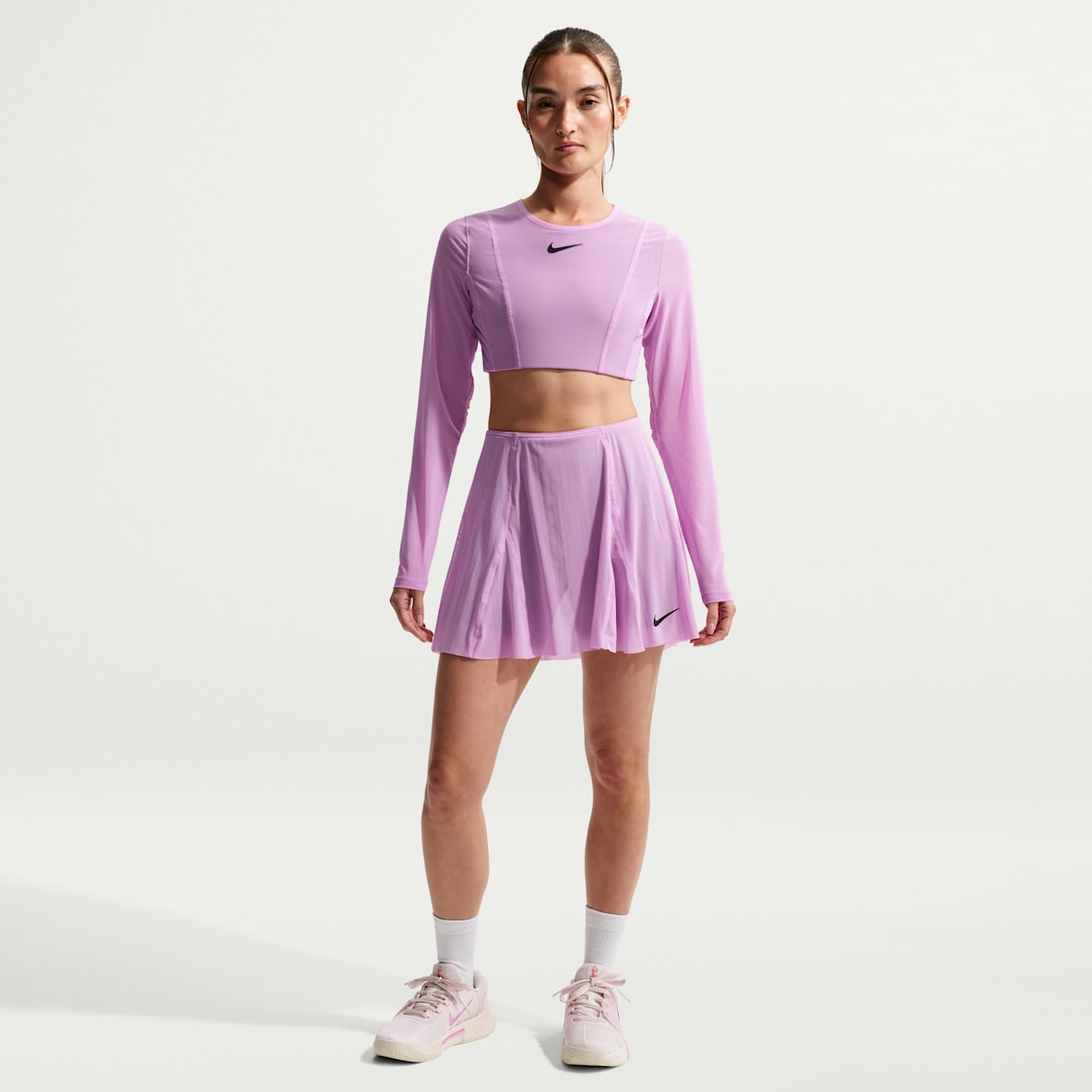 NikeCourt Slam Jupe de tennis taille haute pour femme
